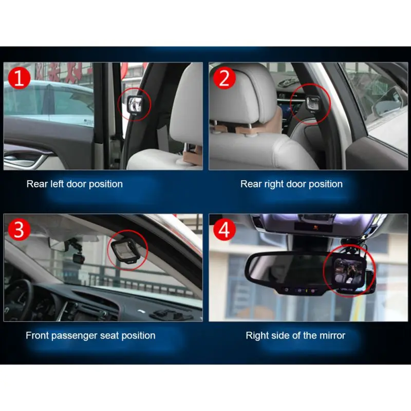 270 градусов широкоугольный Автомобильный задний магнит зеркало Авто Экстра зеркало заднего вида устраняет глухую точку для безопасности автомобиля