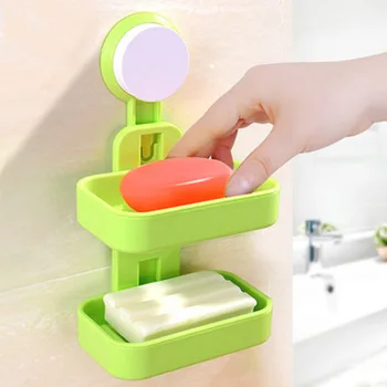 

Sanitary Ware Sucker Soap Dish Suction Soap Box Creative Single Layer, Double Layer Adsorption Soap Dish Soap Holder
