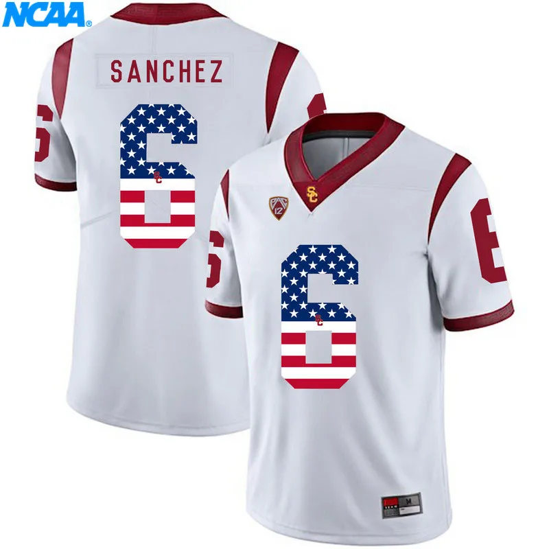 Новое поступление высокое качество Mark Sanchez#6 Marqise Lee#9 футболка ограниченной серии Майки S-XXXL
