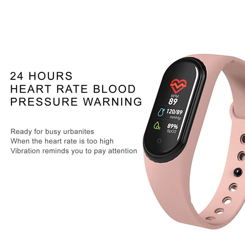 M4 Smart Bracelet Sleep Monitor Bluetooth Fitness Tracker Call Reminder Take Photos Sport Wristband for iOS Android