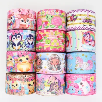 

10 Yards 1.5'' 38MM Cute Animals Printed Grosgrain Ribbons For Hair Bows DIY Handmade Materials Y2020070702