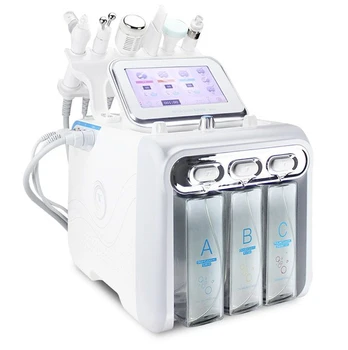 

Hot 6 in1 Small Bubble Skin Care Machine Ultrasonic RF Hydra Deep Facial Pore Clean Machine For Dropshipping Shopify