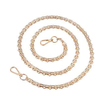 

1 Strand Bag Strap Chain Iron Box Chains Handbag Purse Chains with Alloy Clasps