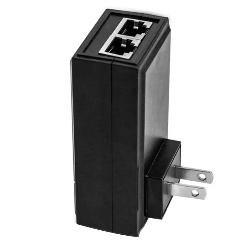 48 В 0.5A 30 Вт POE инжектор питания POE Ethernet сетевой адаптер настенный США штекер