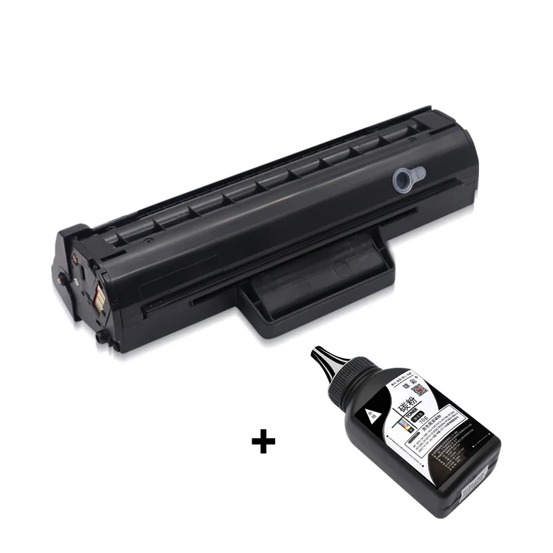 1 шт. Черный тонер-картридж для hp MLT-D111S D111S 111s d111 подходит к Samsung M2020 M2020W M2021 M2022 M2022W M2070 M2027W M2027F - Цвет: 1 Pc and 1 Bottle
