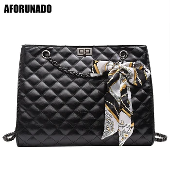 

Luxury Handbags Women Bags Designer Bow Leather Shoulder Bags Women Channels Handbags Metal Lock Crossbody Bags For Women 2020