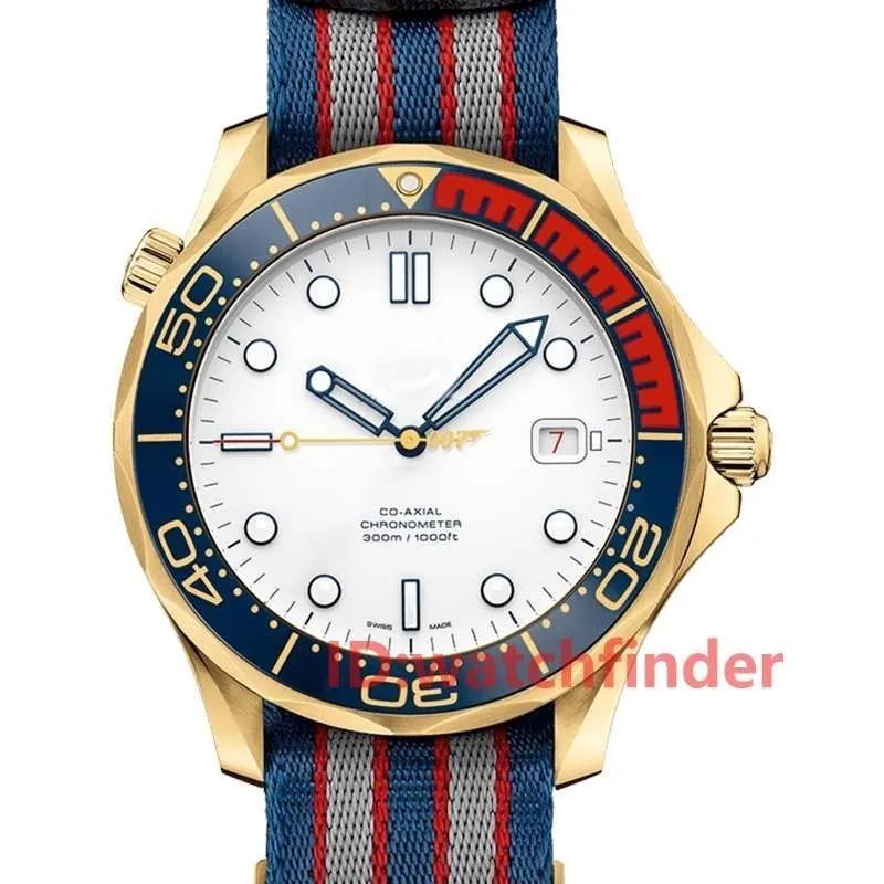

Nano Strap Stainless COMMANDERS Luxury Designer LIMITED EDITION 007 Brand 300M Automatic Mens WATCH Wristwatch Watches Men
