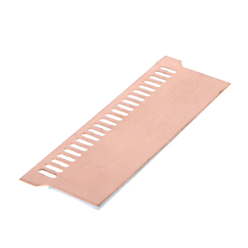 2Pcs Pure Copper Notebook Gaming Laptop Memory Heatsink Cooling Vest 0.5mm Radiator RAM Memory Cooler Heat Sink C26