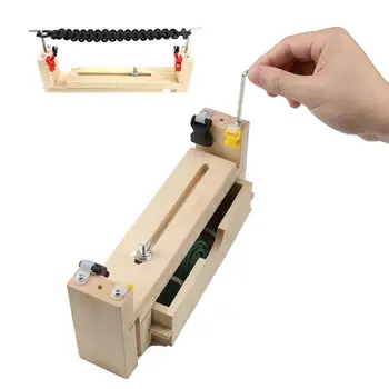 

Paracord Bracelet Maker Wristband Knitting Tool Wooden Metal DIY Paracord Jig Weaving Tools Parachute Cord Braiding Craft Kit