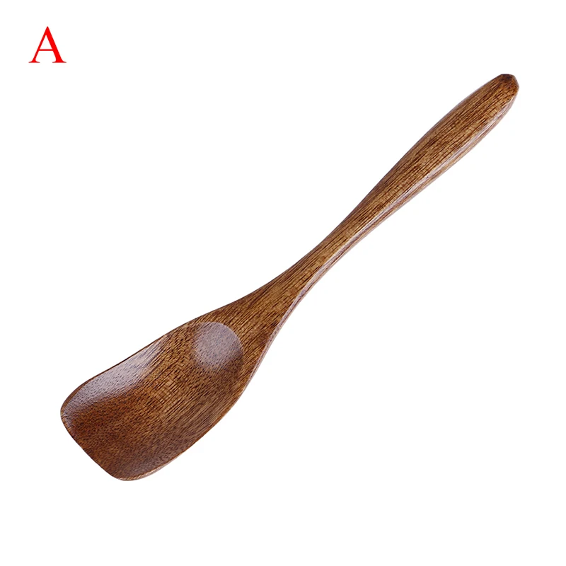 Нежный натуральный деревянный нож для масла и сыра, натуральные деревянные вилки, ложки ручной работы, кухонная посуда, инструмент - Цвет: Spoons A