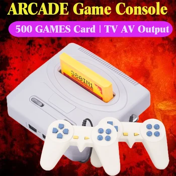 

RS-32 Mini Video Game Console AV Output 500 Games Arcade Retro Classic Handheld 2 NES Controllers Good Gift for Kids and Family