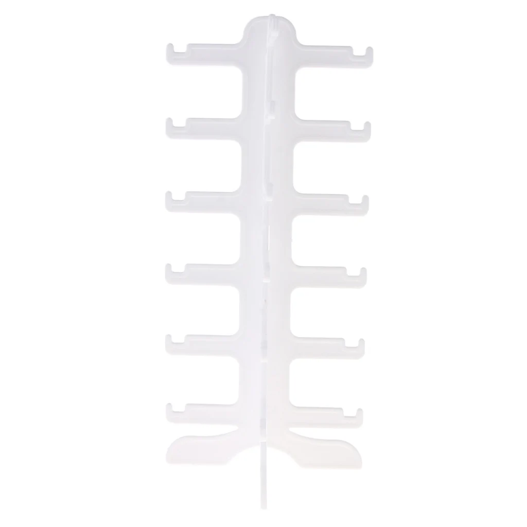 Plastic Sunglass Display Show Case Rack Shelf Eye glasses Show Stand Holder 6 Layer Jewelry Packaging