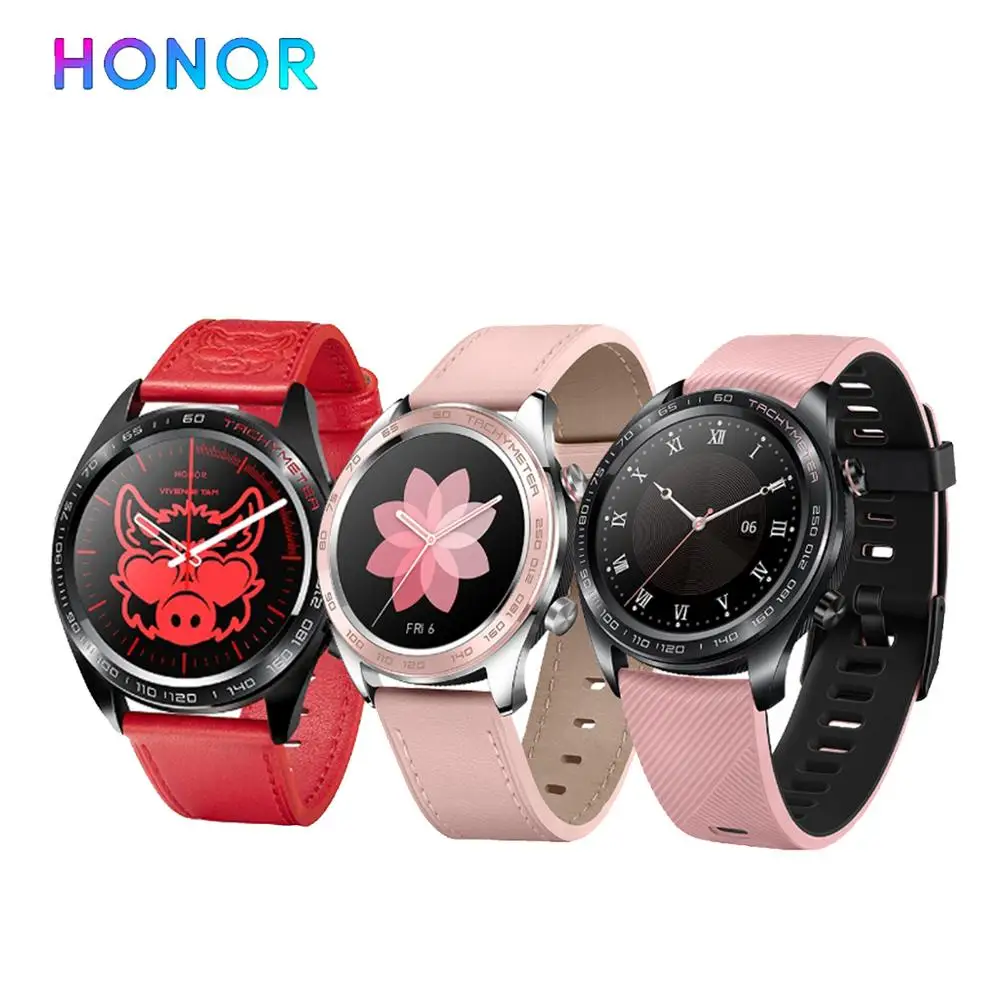 Huawei Honor Watch Dream, умные часы для женщин, спортивные, для сна, бега, велоспорта, плавания, горы, gps, 1,2 дюймов, AMOLED, цветной экран