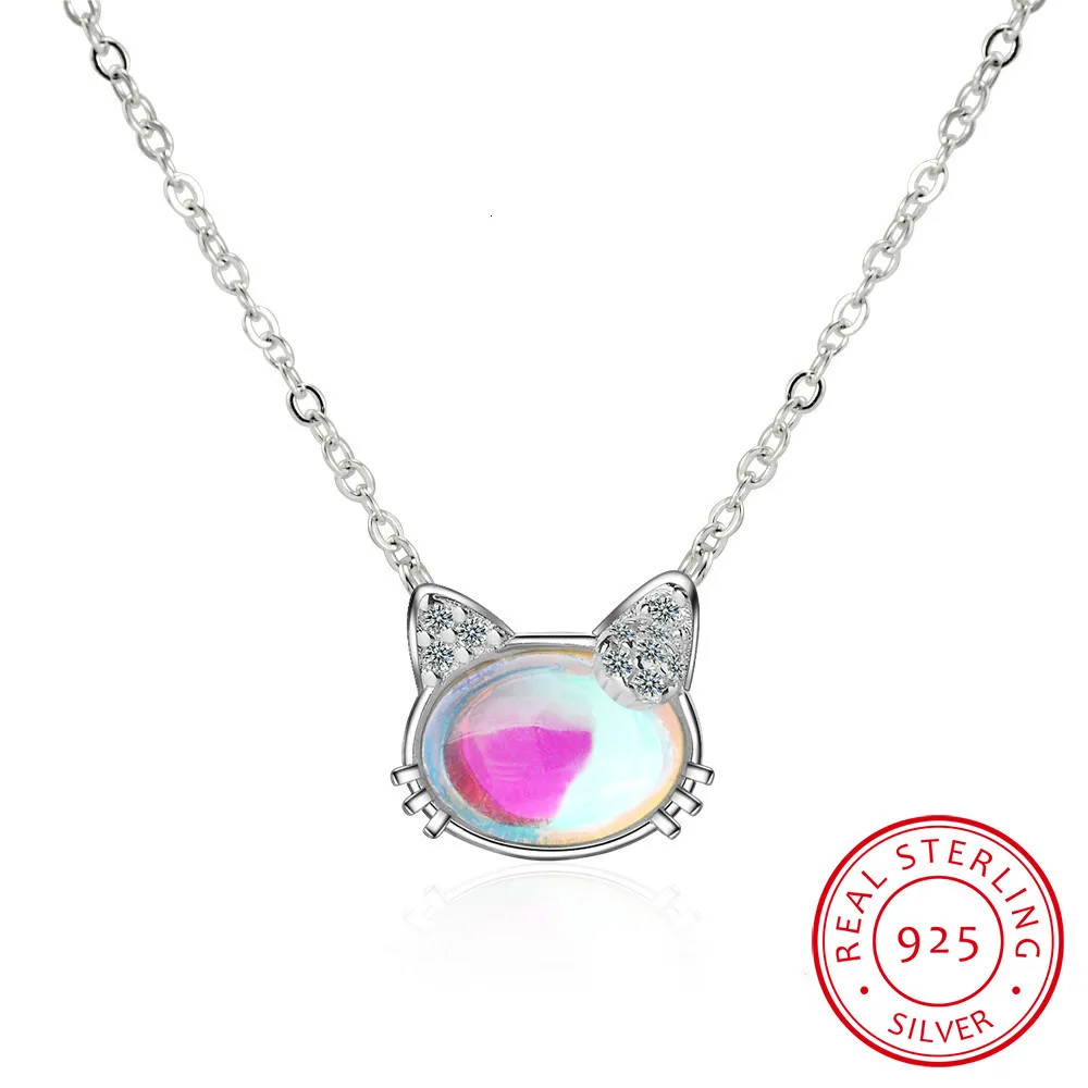 EUDORA Corazón Collares Fénix Mujer Plata Ley 925, Colgantes
