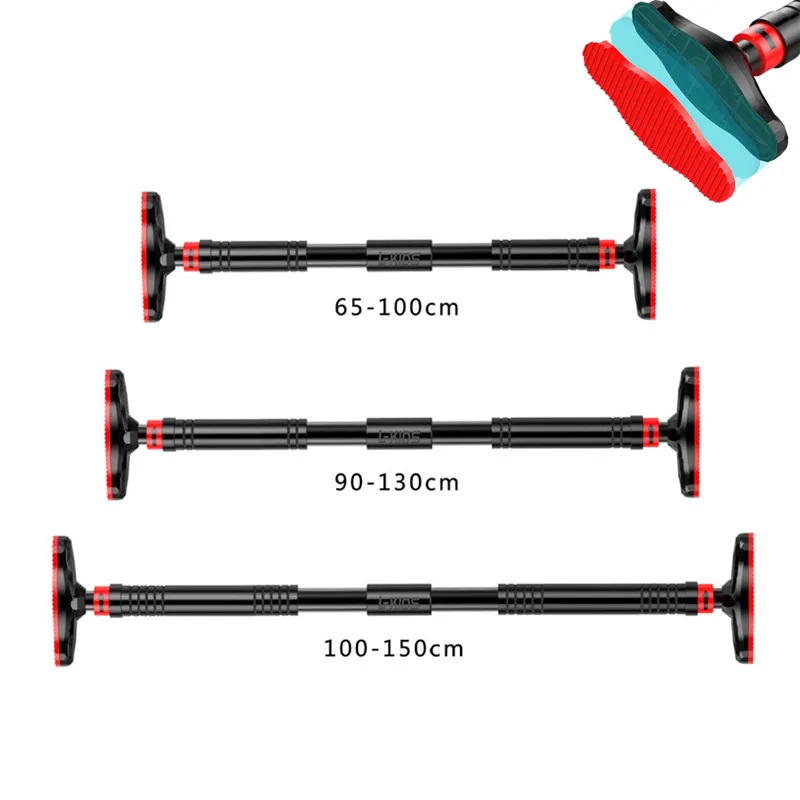 200kg Adjustable Door Horizontal Bars Exercise Home Workout Gym Chin Up Pull Up Training Bar Sport Fitness Equipments