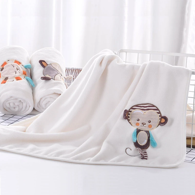 Moelleux Super Doux Enfants Lit Propagation Blanc Dessin Anime Confortable Bebe Couverture Printemps Automne Enfant En Bas Age Literie Corail Polaire Fourrure Enfant Couverture Aliexpress