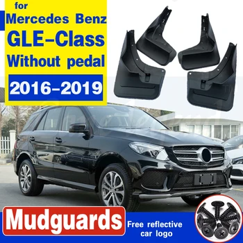 

For Mercedes Benz GLE Class W166 2016 2017 2018 2019 Without pedal Mudflaps Splash Guards Front Rear Mudguards Fender Mud Flaps