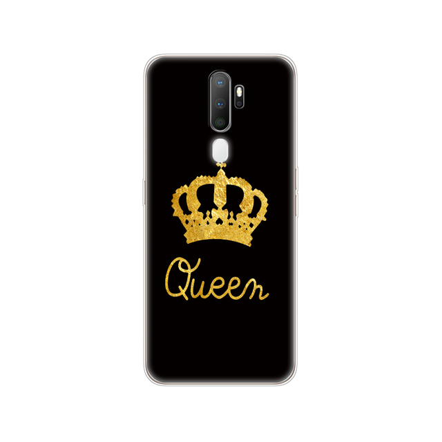 For Oppo A9 A5 2020 Case Soft TPU Phone Shell Back For OPPOA9 OPPOA5 A 9 Coque A 5 Cover Silicon Protective Funda 6.5" cat