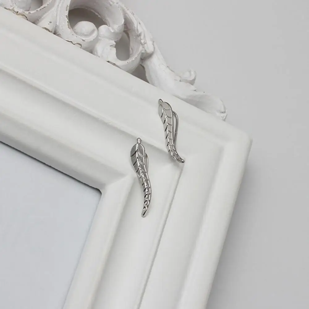 Одна пара женских Модных украшений серебряные золотые серьги для девушек