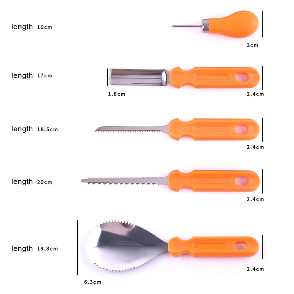 11/12/13pcs Thanksgiving Pumpkin Carving Cutter Stainless Steel Pumpkin Carving Cutter Carve Tools Kits With Storage Bag Oc15