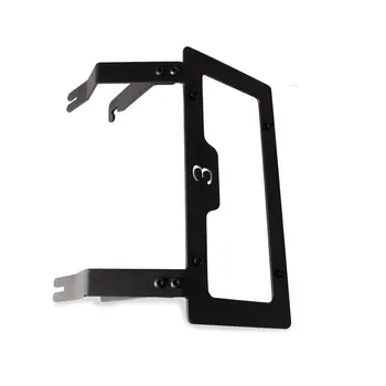 

Hot Exterior Accessories License Plate Frame Holder No Drilling Slipstream Bracket Aluminium Alloy Front Mount Car For Tesla Mod