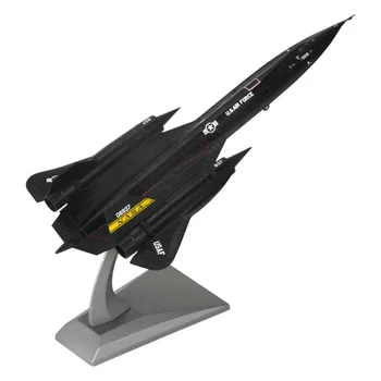 

1: 144 Blackbird SR-71A Reconnaissance Alloy Aircraft Model Simulation Finished Ornament Aircraft Model SR71