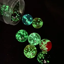Console de jeu avec boule de verre lumineuse pour enfant, 10 pièces, 16mm, crème, Machine à Pinball, animaux de compagnie, petits marbres 