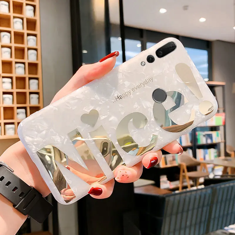 Nice Чехол с Нобелем для huawei P30pro, ручная оболочка с буквенным принтом, зернистый чехол Avnipa, персональная позолота, молния/порошок, Nova2s/3/4/5 - Цвет: Nice