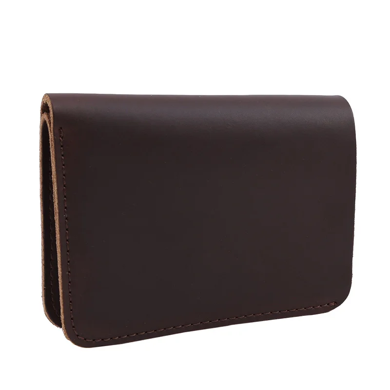 Retro Simple Men Credit Card Holders Business ID Card Case Fashion PU Leather Card Holder Bank Card Case Wallet