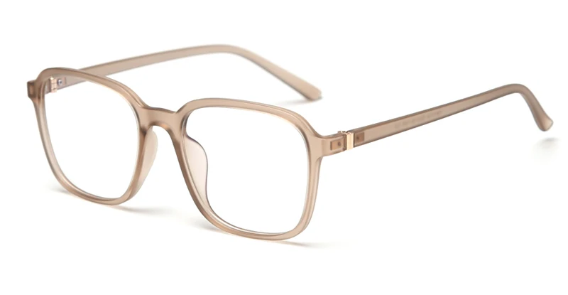 light brown Peekaboo женский синий светильник, блокирующие очки, рецептурные квадратные мужские tr90, корейский стиль, мужские очки, оптический ультра светильник - Цвет оправы: light brown