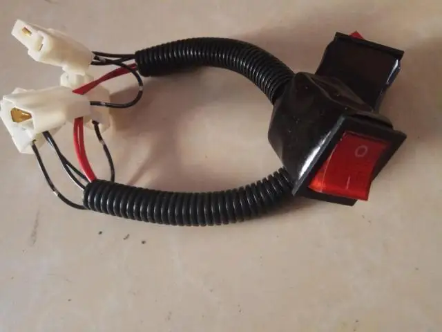 12V24V автомобильный переключатель питания кабель теплый воздушный переключатель вентилятора переключатель фар медный провод положительный полюс и Neg