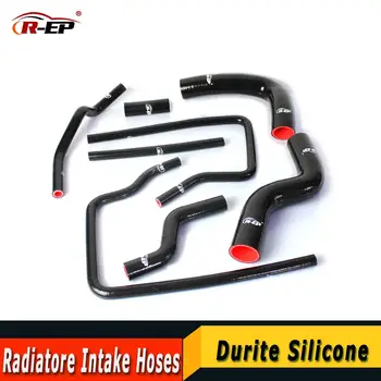 

R-EP Silicone Tubo Hose Radiatore Intake Pipe Kit Fits for Subaru Impreza WRX GC8 EJ20 STI GT Vers 3-6 1996-2000 Induction Black