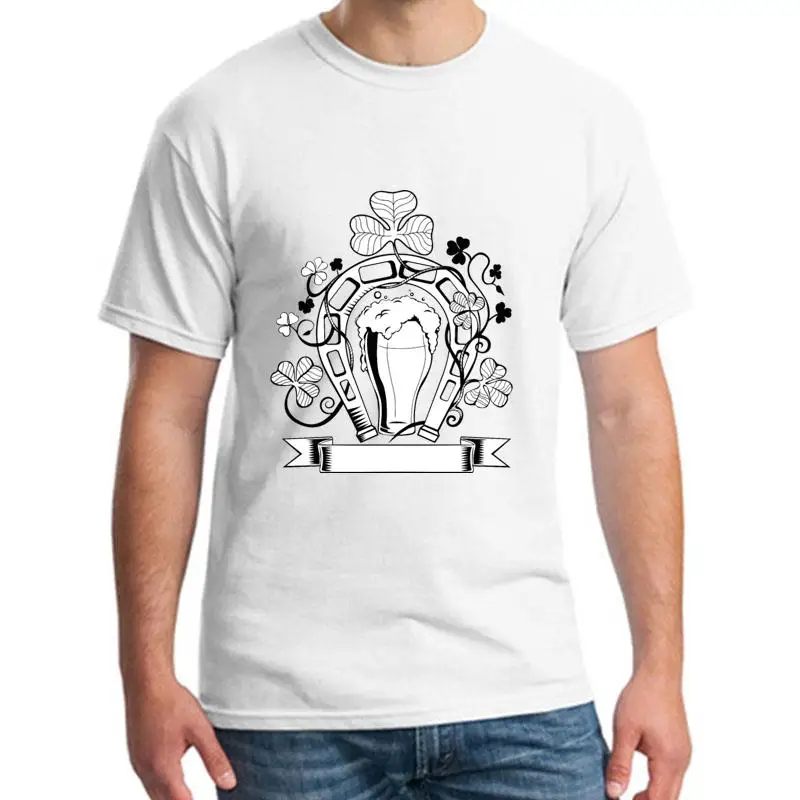 

printed Beer Crest t-shirt plus sizes s-58xl Comical one piece shirt Leisure homme t shirt tee