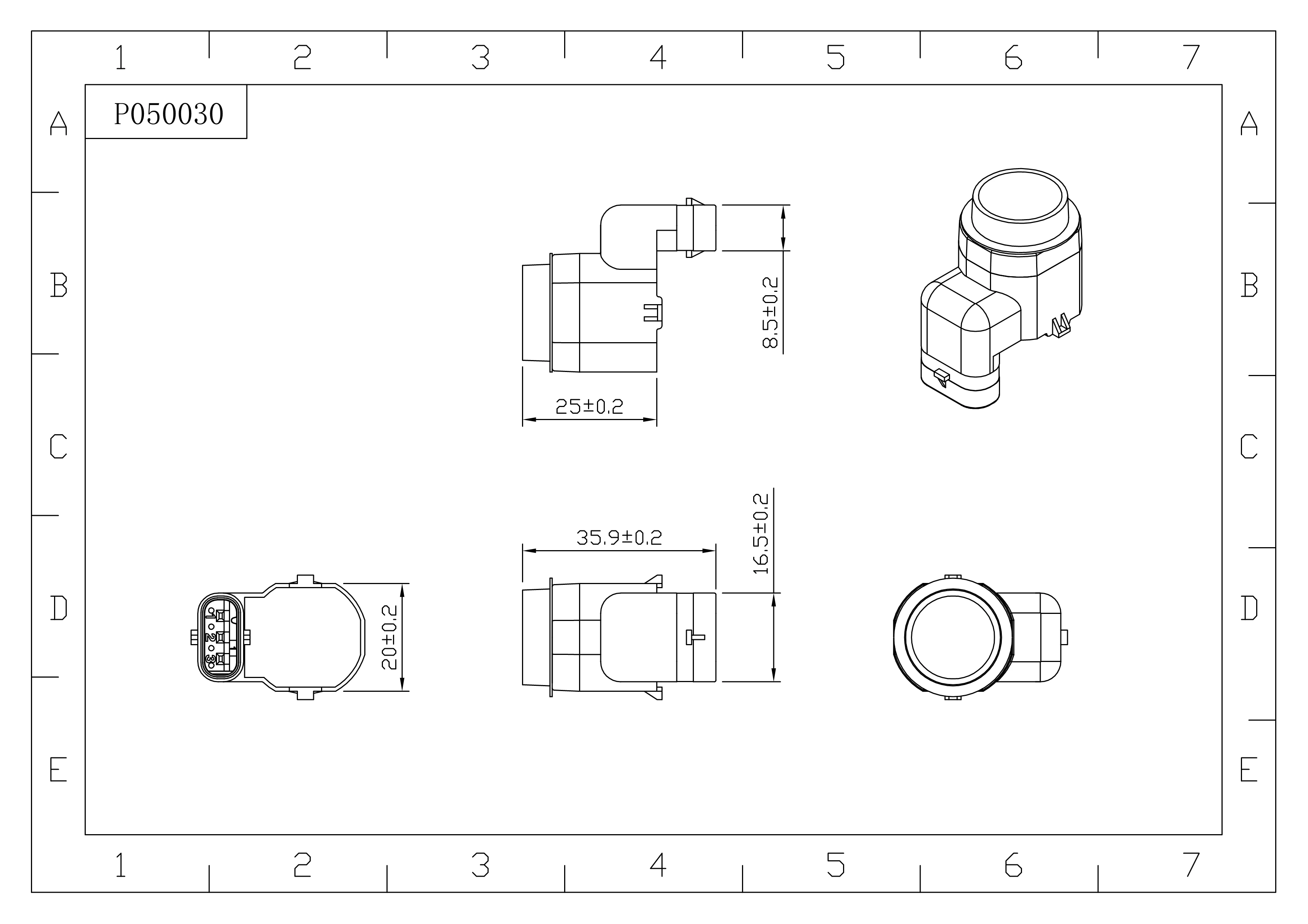 Парковочный датчик для Ford 2006- Galaxy 2007- Mondeo 2007- Mondeo Turnier 6G92-15K859-CA 6G92-15K859-DC