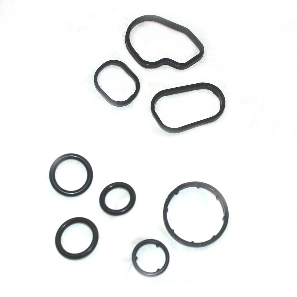 8PCS Oil cooler seal OM651 6511801310 6511800665 6511800810