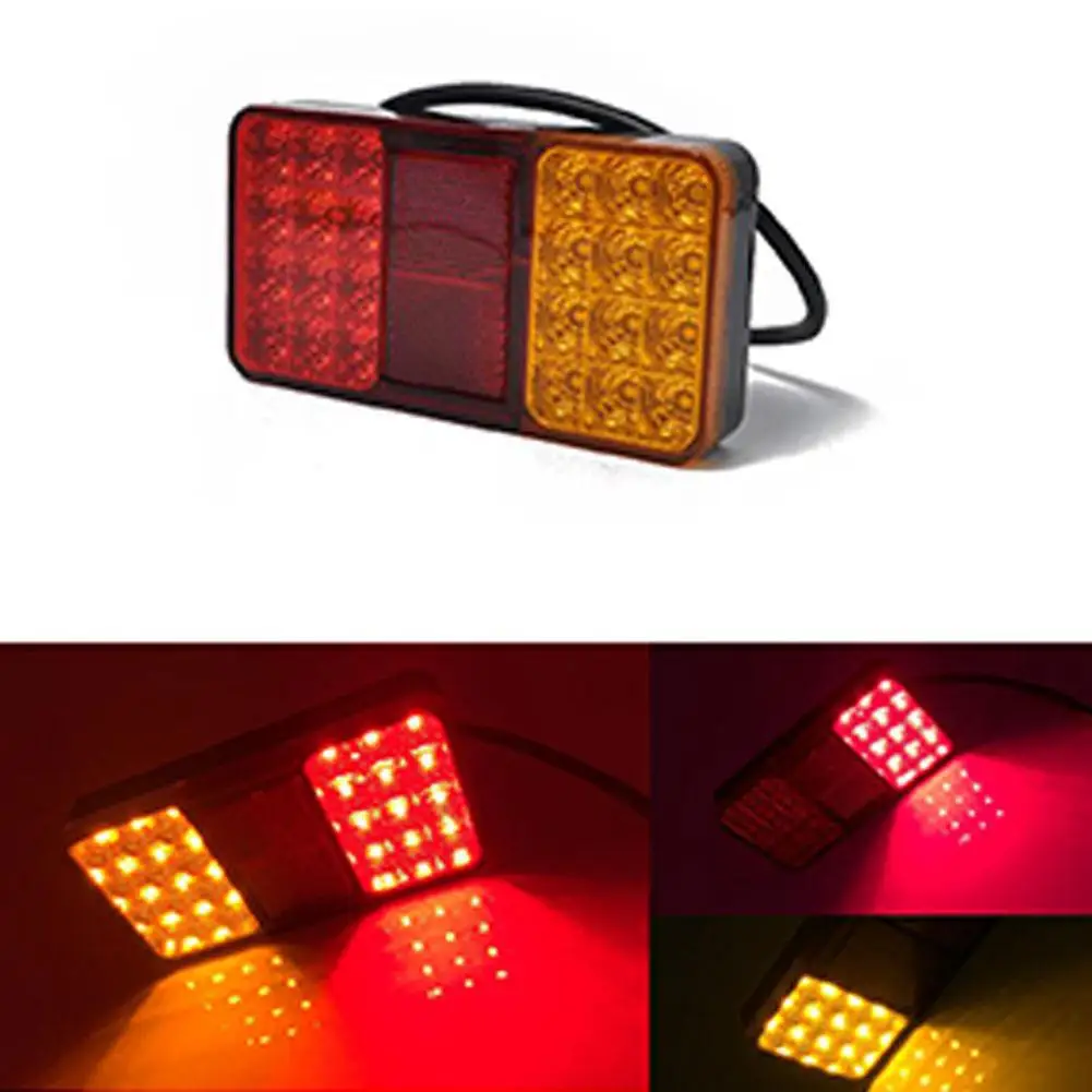 

12V Trailer Truck Caravan 24LED Tail light Rear Light Turn Signal Indicator Brake Stop Lamp Number Plate Light Rear Light