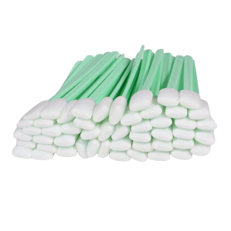 

100Pcs Cleaning Swabs Sponge Stick For Roland/Epson/Mimaki/Mutoh Eco solvent printer Cleaning Swab