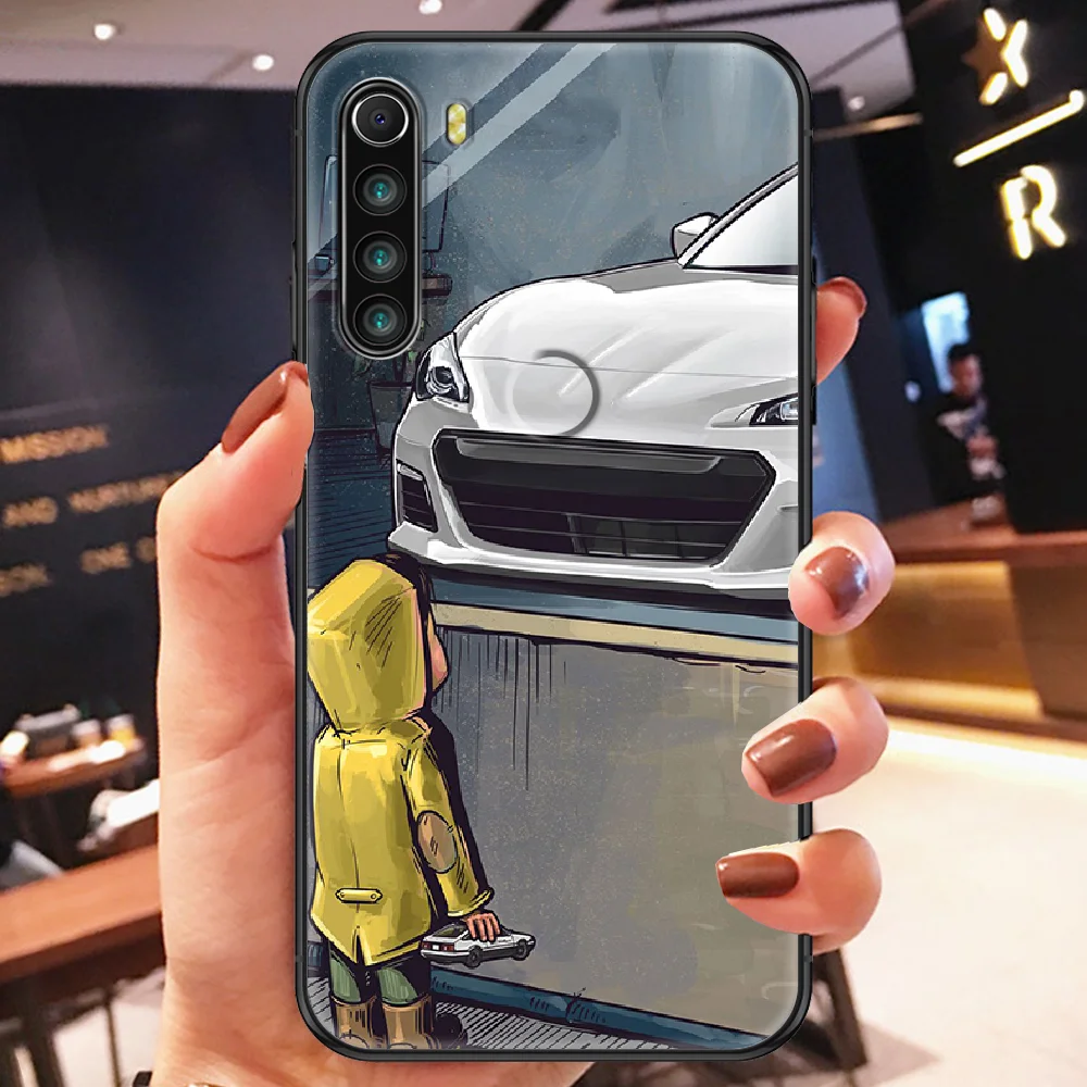 best phone cases for xiaomi JDM Japanese domestic market Car Phone case For Xiaomi Redmi Note 7 7A 8 8T 9 9A 9S K30 Pro Ultra black fashion funda painting cases for xiaomi blue Cases For Xiaomi