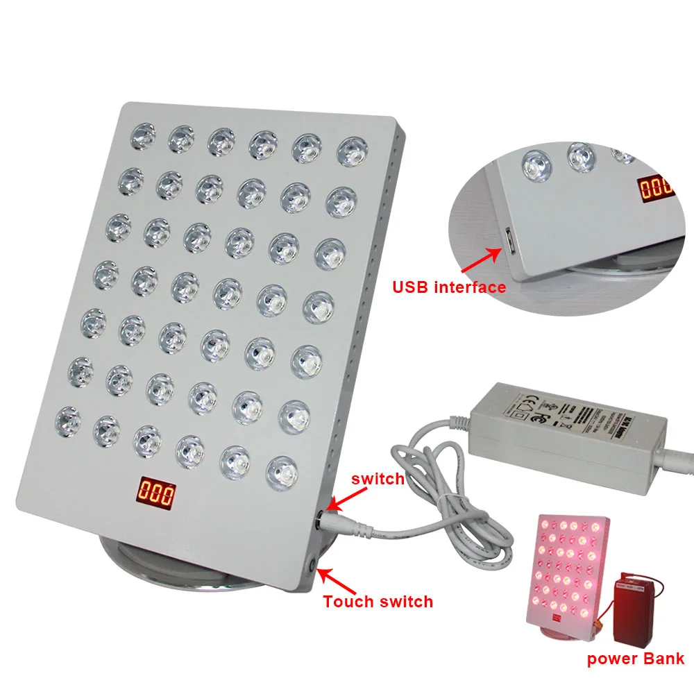  2019 Portable LED Therapy Light Photon Skin Rejuvenation 2 Color Light Anti-aging Wrinkle Removal B