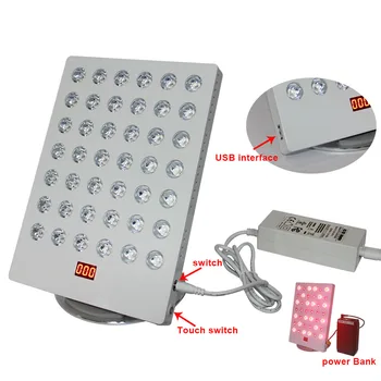 

Led Light Therapy 850nm 660nm TL series 45W 850nm 660nm Rechargeable Skin Rejuvenation Acne Remover Led Light Treatment