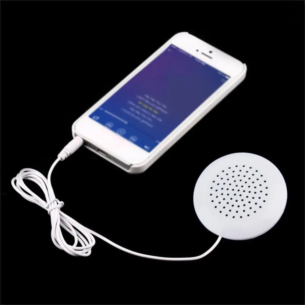 Mini Speaker Mobile Phone and More. 3.5mm DIY Portable Pillow Speaker with Stereo Sound HiFi Speaker for MP3 CD Player MP4 
