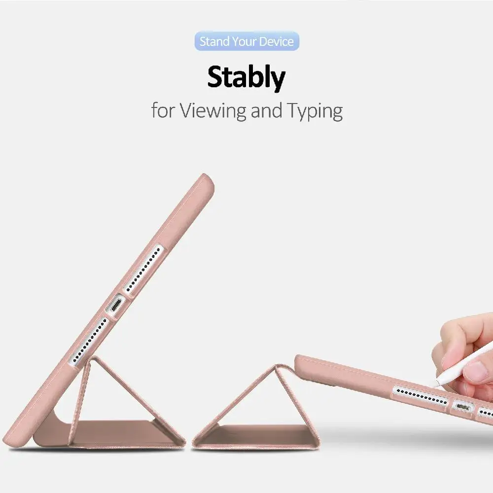 DUX DUCIS для iPad pro 7 10,2 дюймов искусственная кожа+ задняя крышка из ТПУ полный защитный чехол с держателем ручки