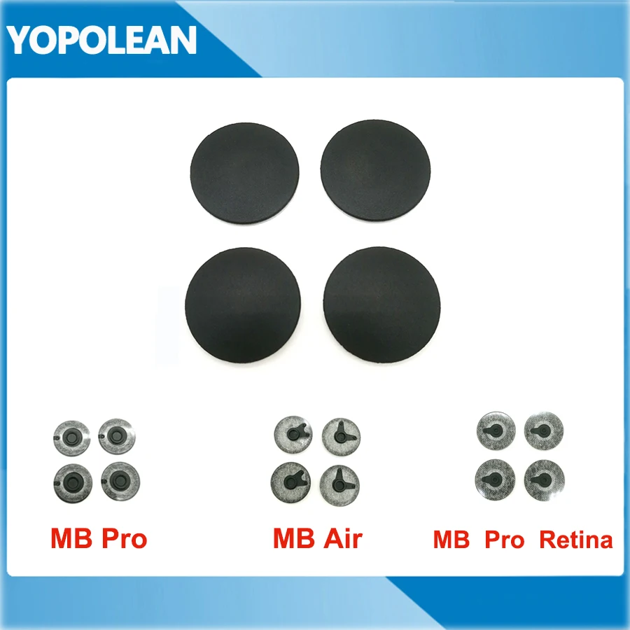 100 компл./Лот Нижняя часть корпуса резиновая ножка для Macbook Pro Air Retina 11 &quot13&quot 15