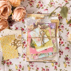 Papier de la série Flower Town, 30 feuilles/paquet, petit papier décoratif frais, cadeaux, signets DIY, papeterie scolaire Ins, accessoire de Scrapbooking 