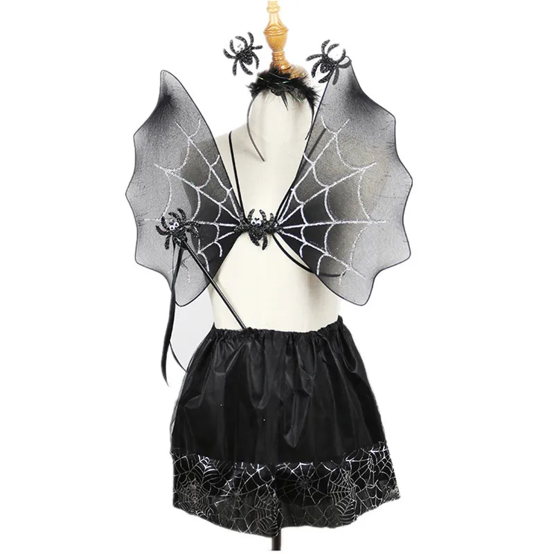 Детское платье-пачка для девочек; костюм феи с цветком и крыльями для хеллоуина; Детские разноцветные платья принцессы