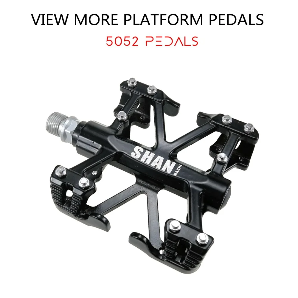shanmashi MTB Pedal Bicycle Good Grip Flat Pedal Ultralight Alloy Best Quality Bearings