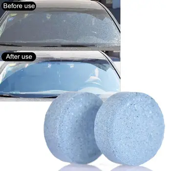 

6Pcs Car Effervescent Tablets Condensed Effervescent Tablet Car Windshield Glass Washer Solid Wiper Cleaner Effervescent Tablet