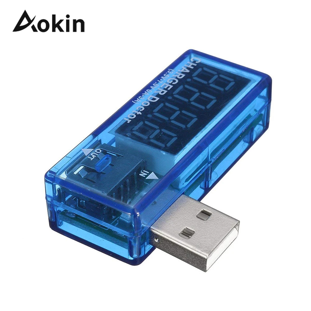Мини USB зарядное устройство в виде dr Вольтметр Амперметр умный электронный