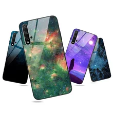 Étui pour huawei brillant brillant Honor 20 Pro 20S 8A 8C 8S 8X étui Honor 9 10 Lite 10i 7A Pro 7C Honor 20 Pro 9X housse de protection Premium(China)
