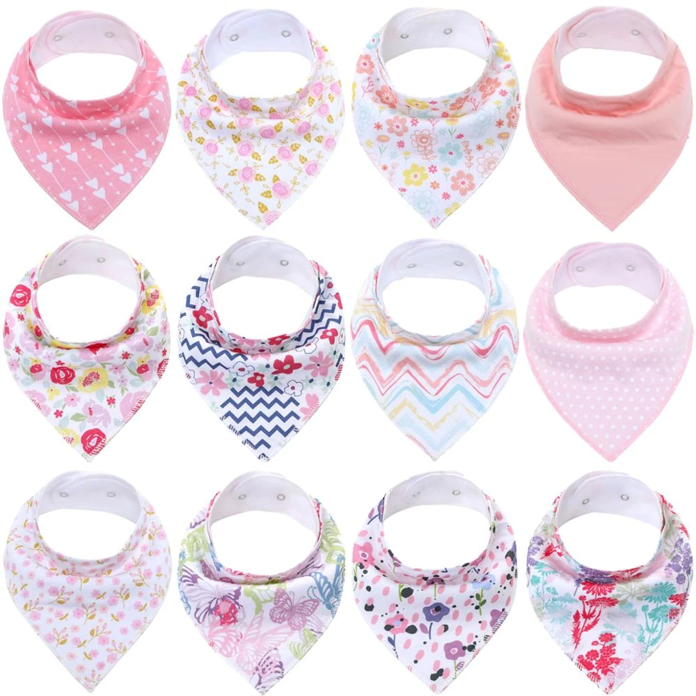 new born baby accessories	 Baby Bandana Bibs Organic Cotton Baby Feeding Bibs for Drooling and Teething Soft and Absorbent Bibs Fashion Infant Bibs baby accessories basket